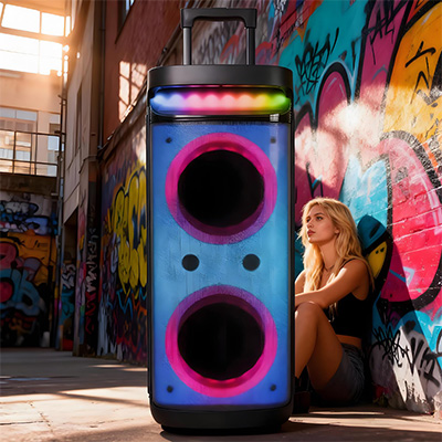 4x2 Portable BT Speaker - Mini Bluetooth Speaker