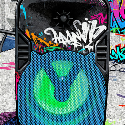 8x2 BT Trolley Speaker - Portable PA Speaker