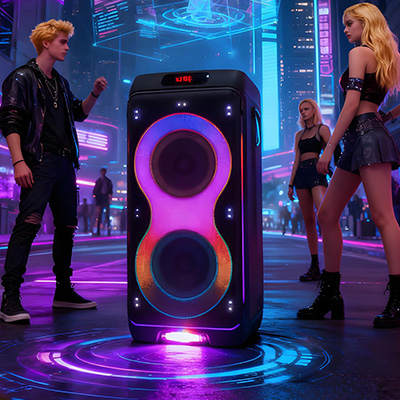 8x2 Partybox Speaker - Wireless Bluetooth Speaker
