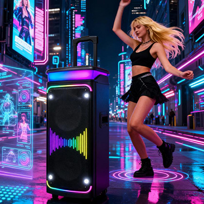 12x1 Trolley BT Speaker - Outdoor Portable Speaker